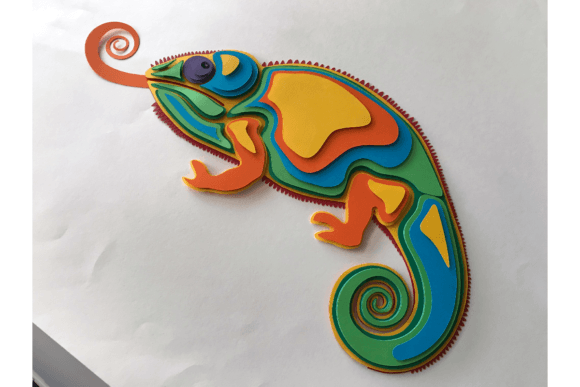 Chameleon 3D SVG for Other Branding Needs