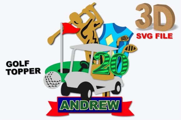 Golf Topper 3D SVG Numbers: A Designer’s Review
