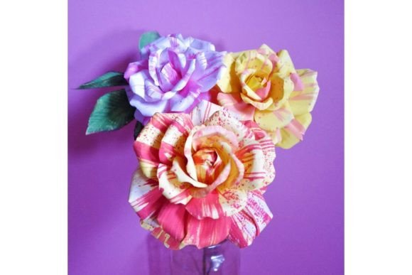 Hybrid Tea Rose: 3D SVG Paper Flowers Review