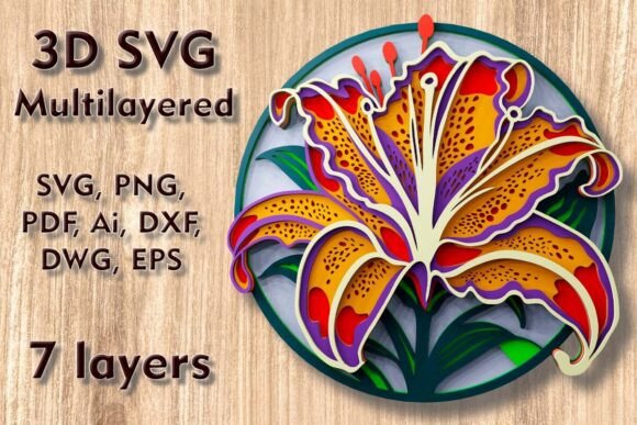 Reviewing Lily 3d SVG for Embroidery Projects