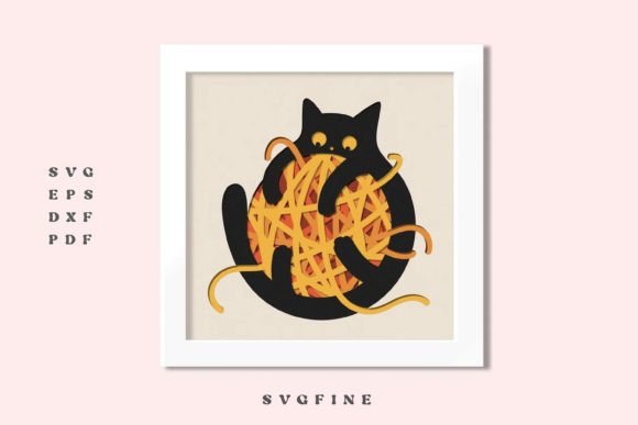 Reviewing the 3D Cute Cat Shadowbox SVG for Embroidery