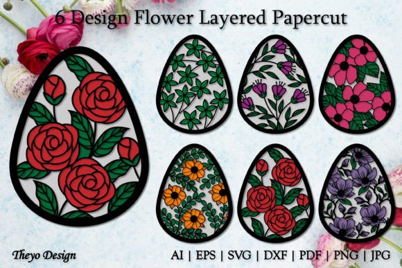 Reviewing the 6 Design Flower 3D Layered Papercut SVG