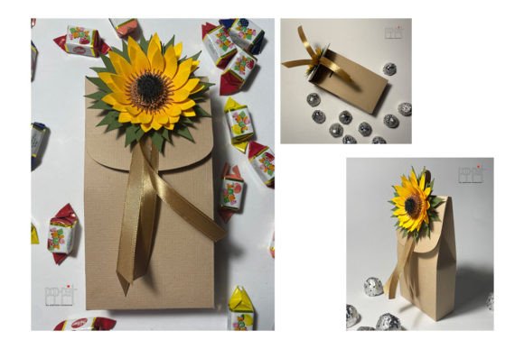 Sunflower Box1: 3D SVG Paper Flowers Review