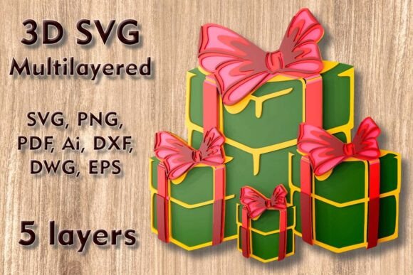 Winter Christmas Laser Cutting: 3D SVG Review